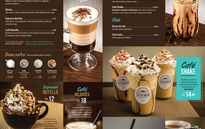4 mẫu thiết kế menu quá cafe đẹp nhất